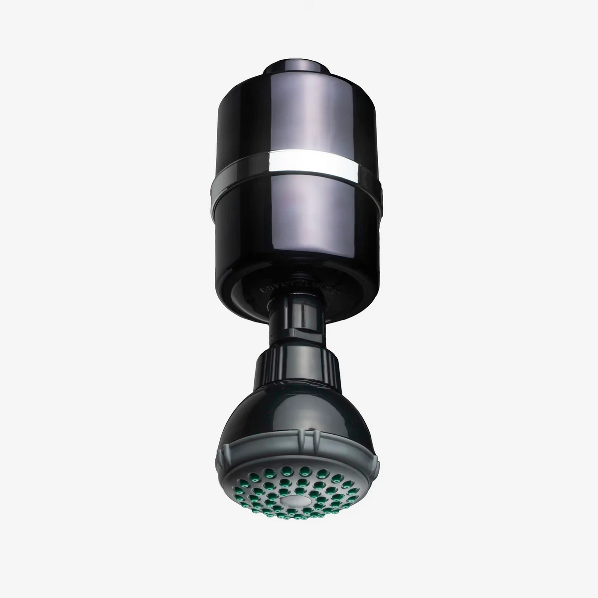 THE CRYSTAL QUEST ULTRA-STAGE SHOWER FILTER WITH SHOWER-HEAD